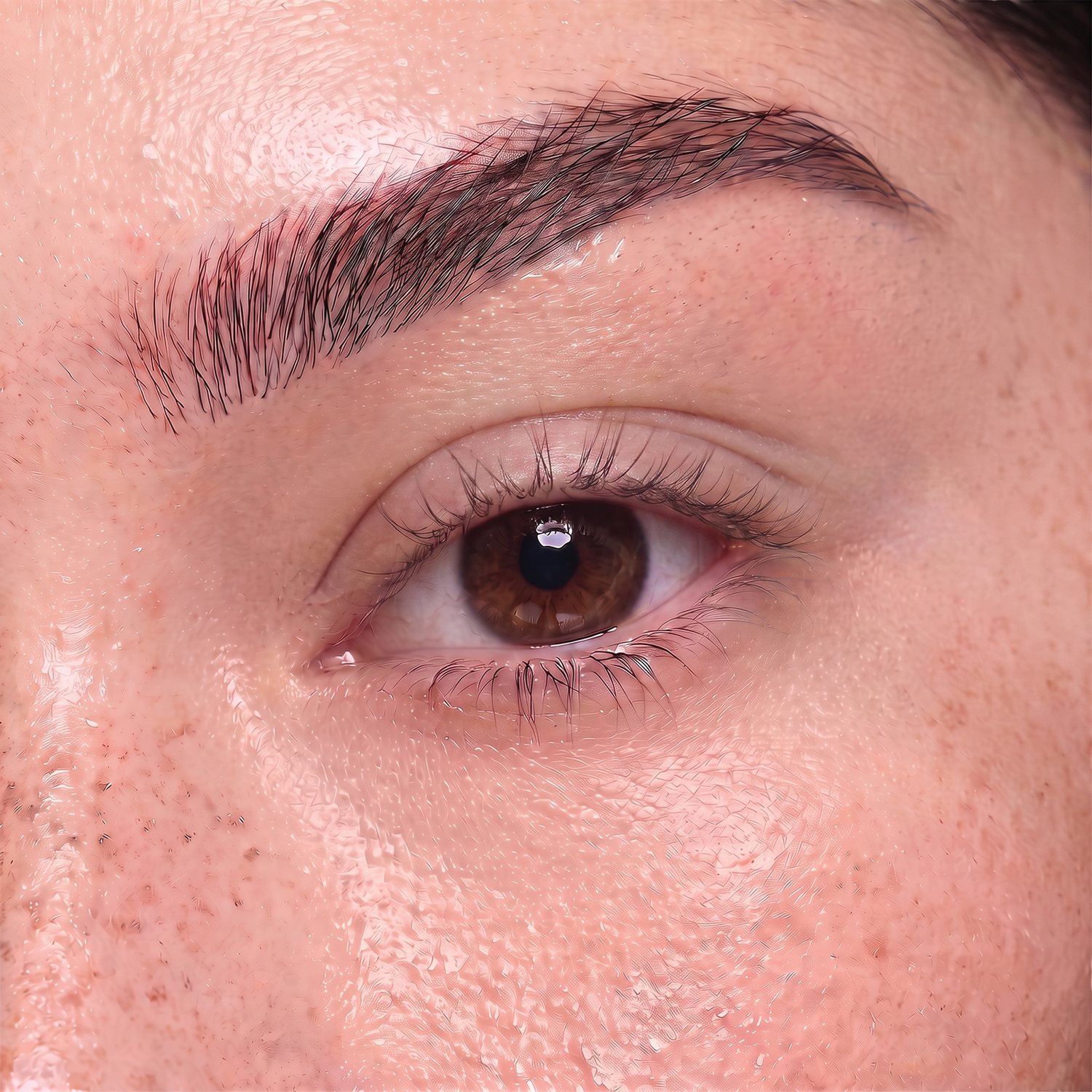 Slide lash clusters away gently
