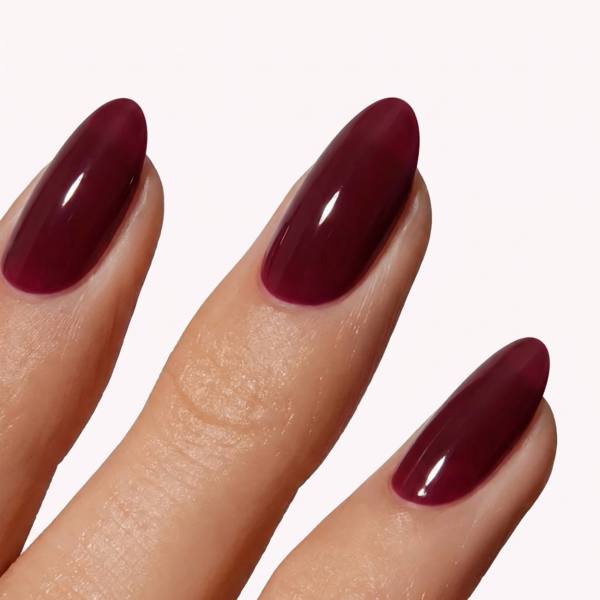 Gel Nail Strips — Deep Burgundy
